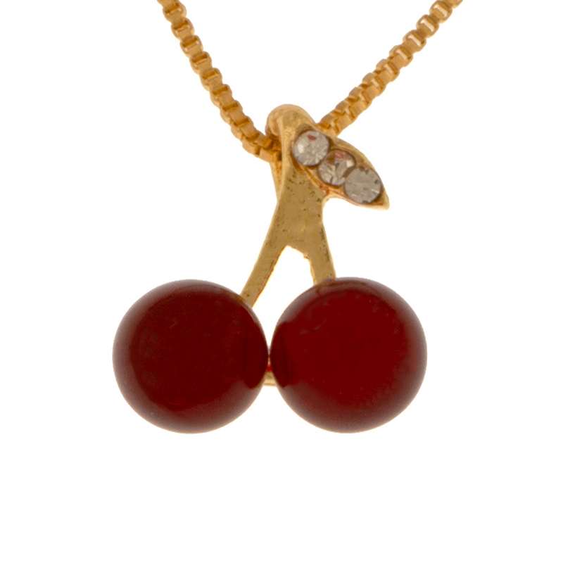 گردنبند زنانه برانت مدل گیلاس گردنبند زنانه برانت مدل گیلاس