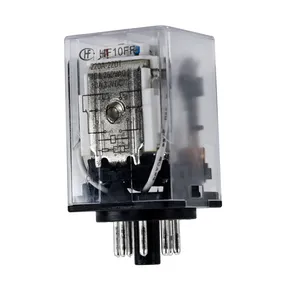 رله صنعتی 220 ولت AC و 10 آمپر هونگفا مدل HF10FF/220A-2ZDT