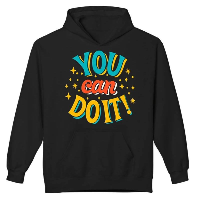 هودی مردانه پاد آفرین مدل you can do it کد 037