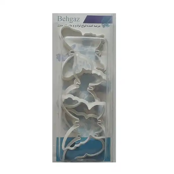 قالب شیرینی به گز مدل پروانه مجموعه 4 عددی