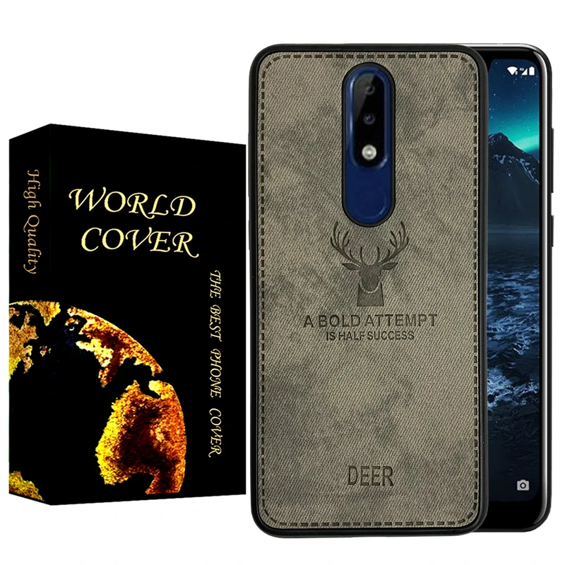 کاور دنیای قاب مدل گوزنی کد Deer مناسب برای گوشی موبایل نوکیا Nokia 5.1Plus