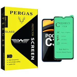Waily Nice Pergas Glass Clear Ceramics Screen Protector For Xiaomi Poco C3