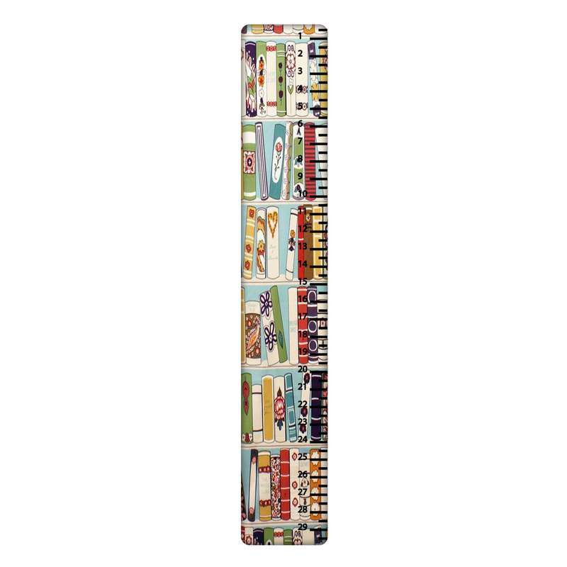 خط کش 30 سانتی متر طرح کتابخانه کد 984