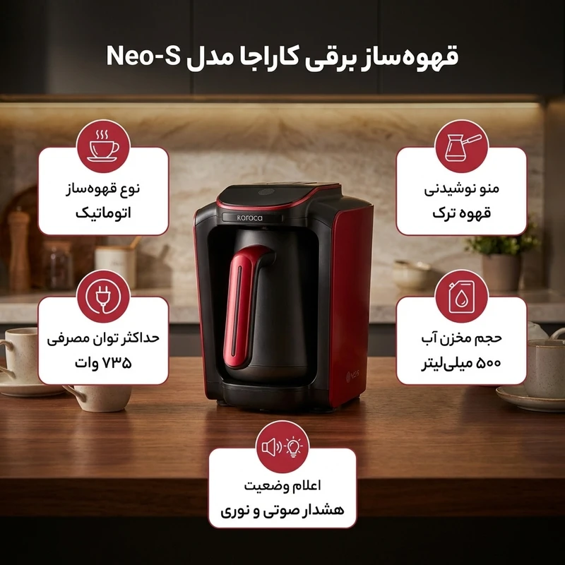 عکس شماره 2 : قهوه ساز کاراجا مدل neo-s