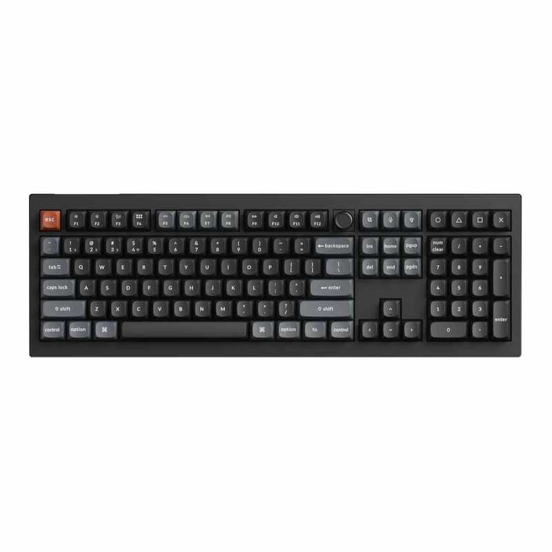 کیبورد بی سیم گیمینگ کیکورن مدل V6 Ultra 8K Red Switch