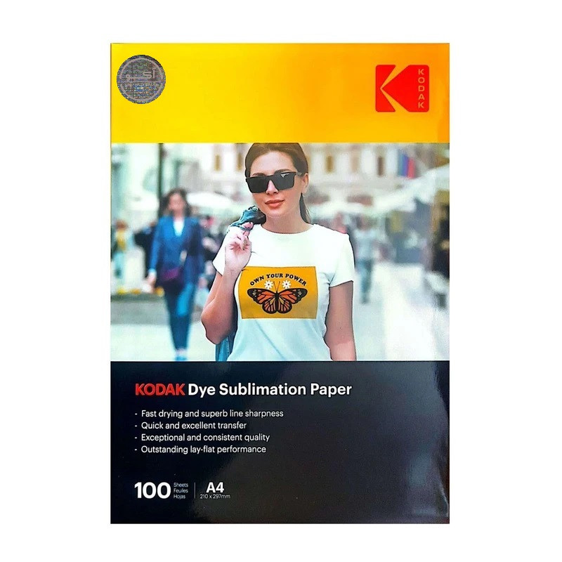 کاغذ چاپ سابلیمیشن کداک مدل سابلی-AK سایز A4 بسته 100 عددی