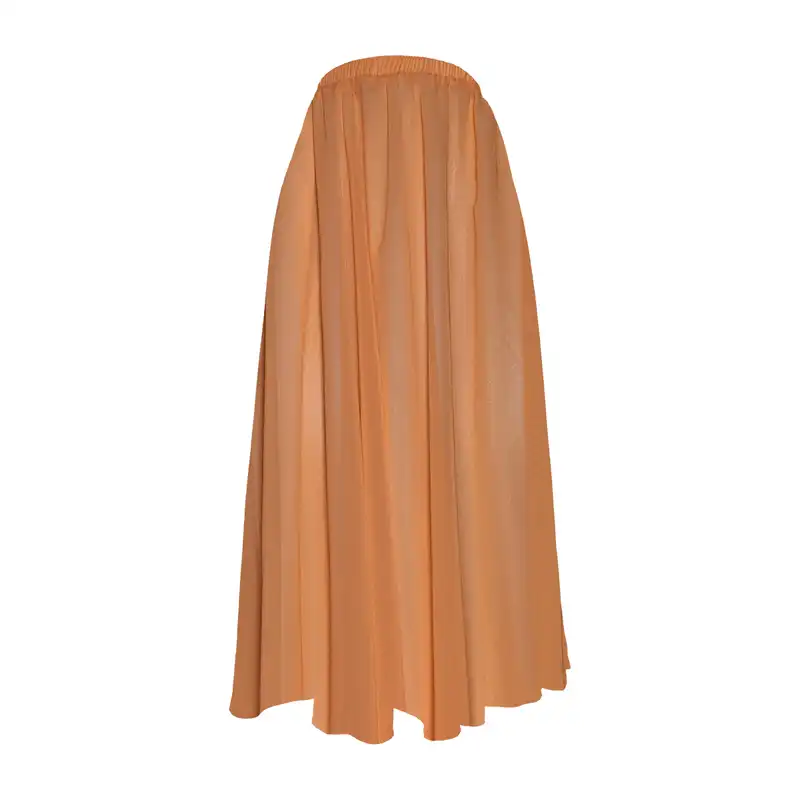 دامن کلوش زنانه مدل H19 رنگ نارنجی