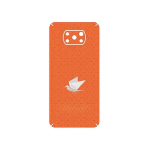MAHOOT Minimalist origami bird Cover Sticker for Xiaomi Poco X3 Pro