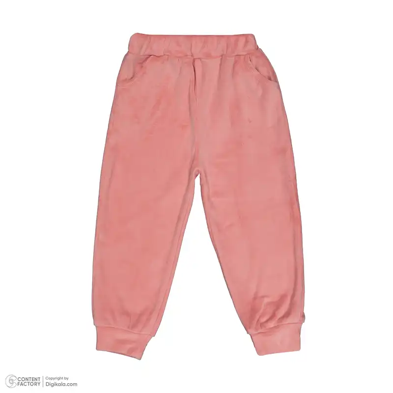 ست هودی و شلوار دخترانه مدل مخملی