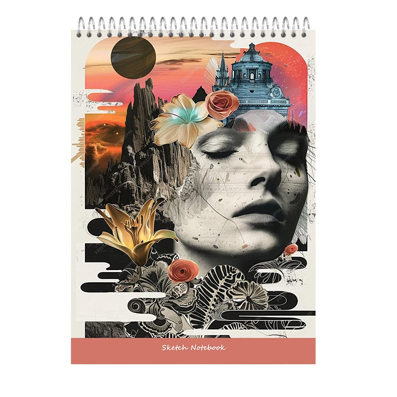 دفتر طراحی 50 برگ آی چاپ مدل وینتیج کد 894