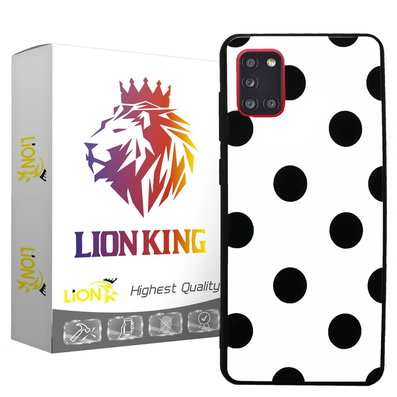  کاور لاین کینگ مدل خال خالی مناسب برای گوشی موبایل سامسونگ Galaxy A71