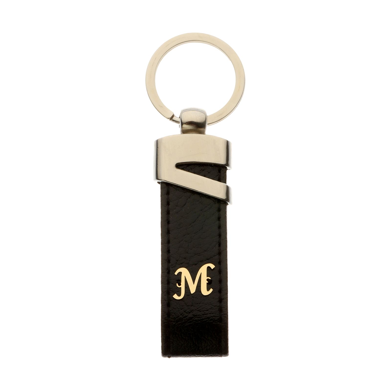 جاکلیدی طلا 18 عیار مردانه مایا ماهک مدل MO0177 طرح حرف لاتین M -  - 1