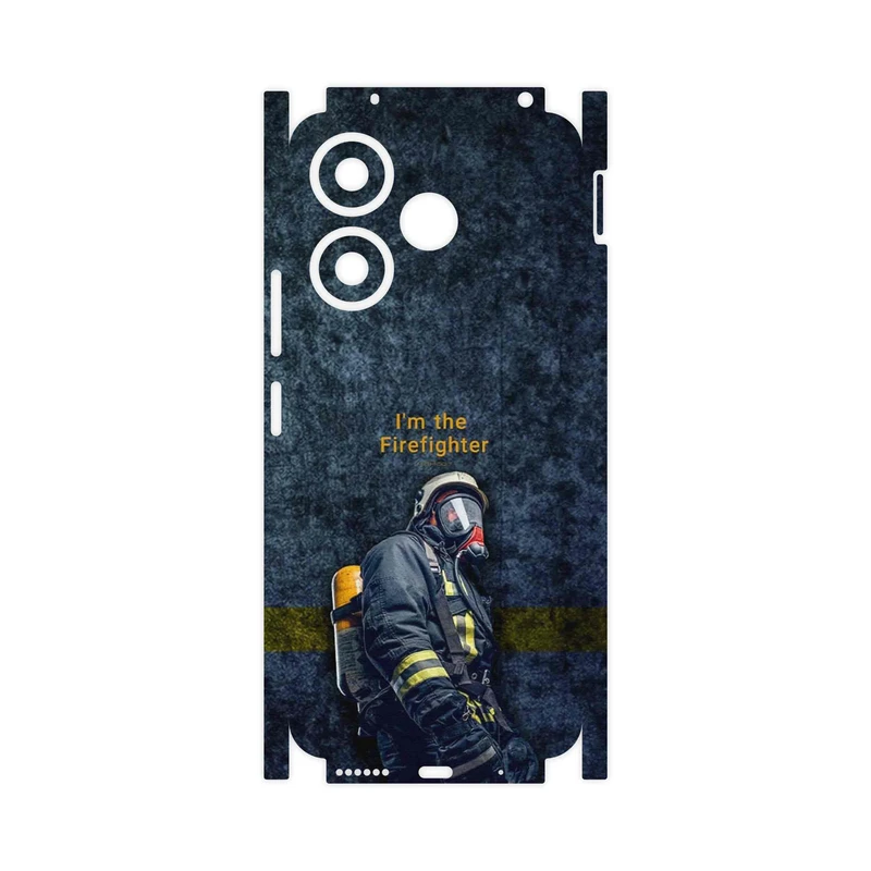 برچسب پوششی ماهوت مدل Firefighter-FullSkin مناسب برای گوشی موبایل شیائومی Redmi 13