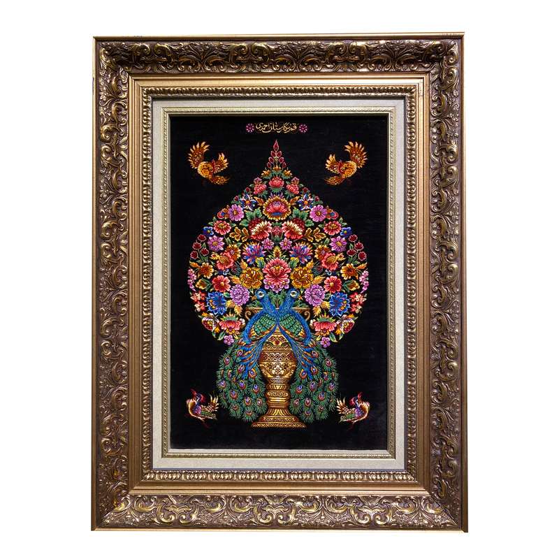  تابلو فرش دستبافت طرح طاووس کد 8564370