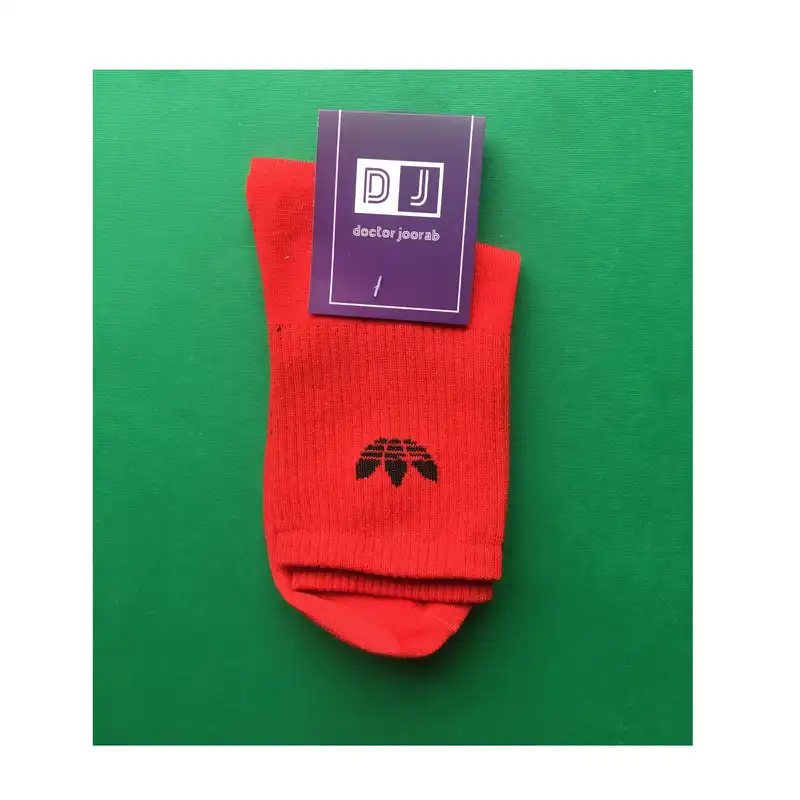 جوراب ورزشی ساق کوتاه زنانه مدل AD-RD401405 رنگ قرمز