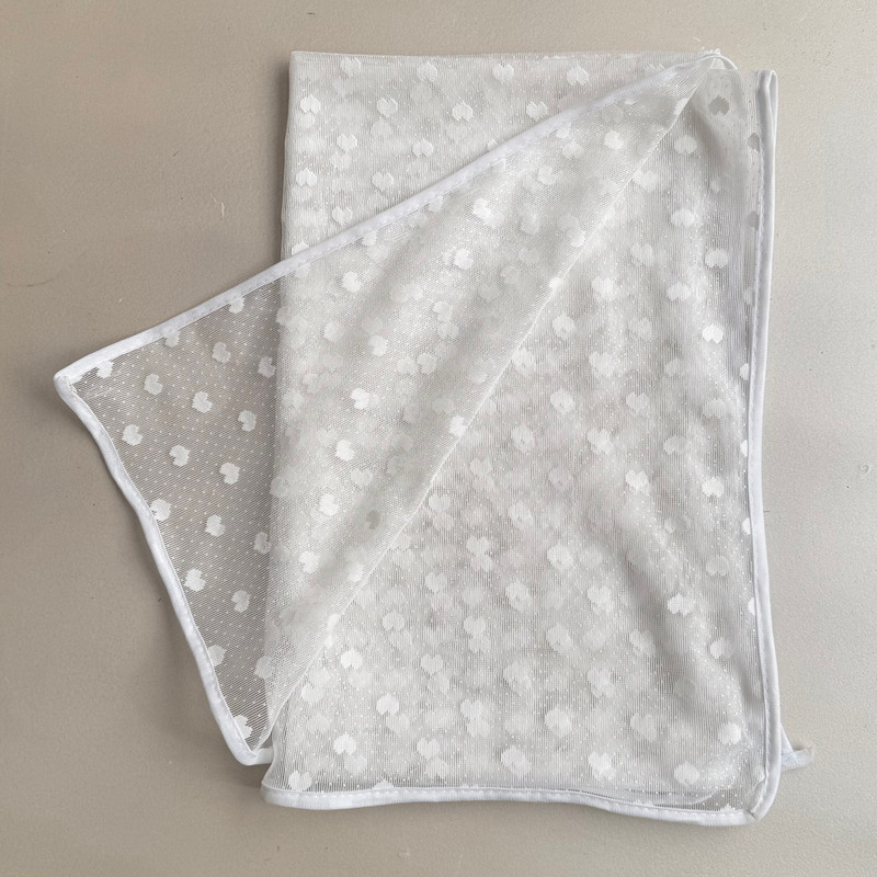 شال زنانه مدل توری قلب قلبی