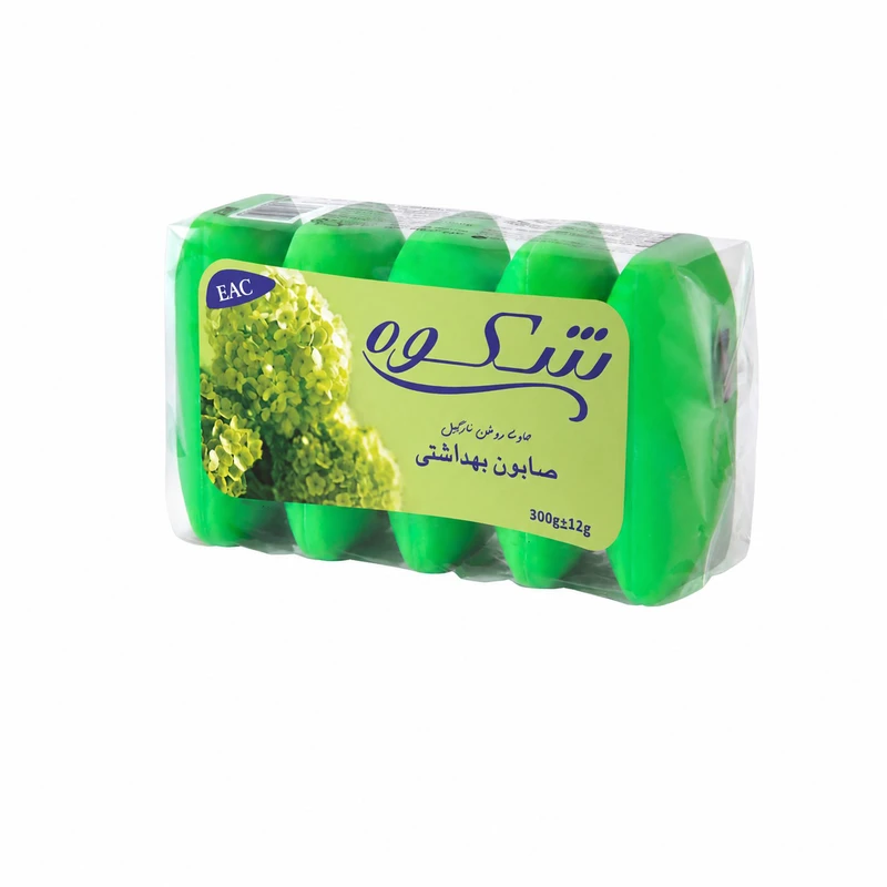 صابون شستشو مغذی صورت شکوه مدل SHG مناسب برای انواع پوست وزن 300 گرم