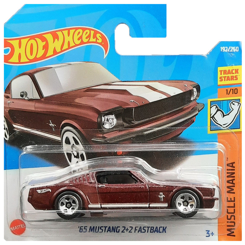 ماشین بازی هات ویلز مدل 65 MUSTANG 2+2 FASTBACK B