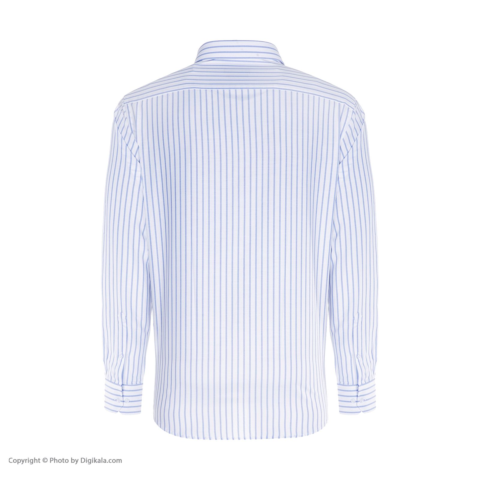 پیراهن آستین بلند مردانه ال سی من مدل 02181293-blue 180 -  - 4