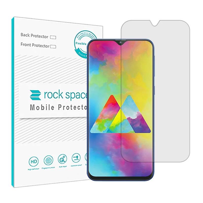 محافظ صفحه نمایش شفاف راک اسپیس مدل HyGEL مناسب برای گوشی موبایل سامسونگ Galaxy M20