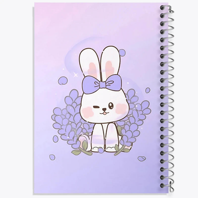 دفتر مشق 50 برگ خندالو طرح خرگوش کیوت کد N4134