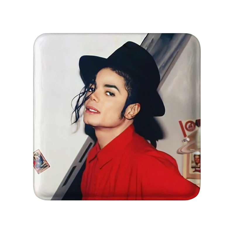 مگنت خندالو طرح مایکل جکسون Michael Jackson  مدل مربعی کد 19219