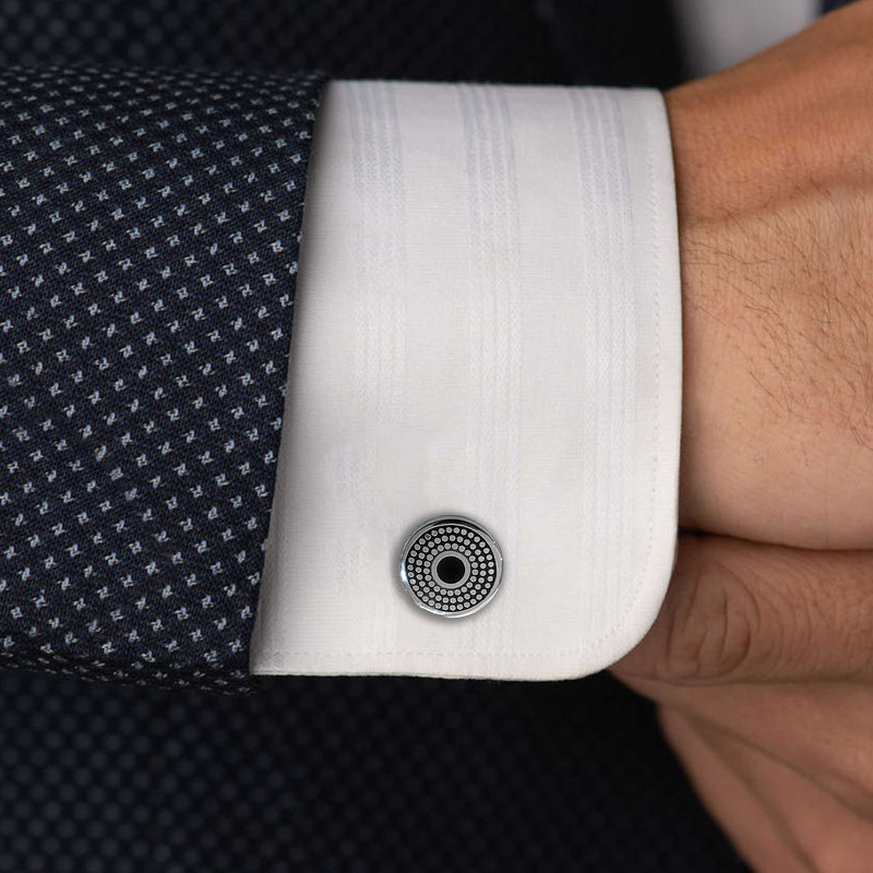 ست دکمه سردست و گیره کراوات مردانه مدل 533