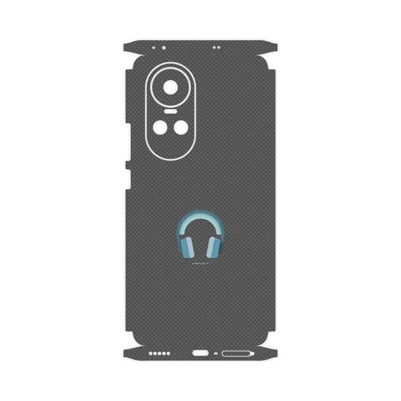 برچسب پوششی ماهوت مدل Minimal Headphone Icon-FullSkin مناسب برای گوشی موبایل اپو Reno 10 5G
