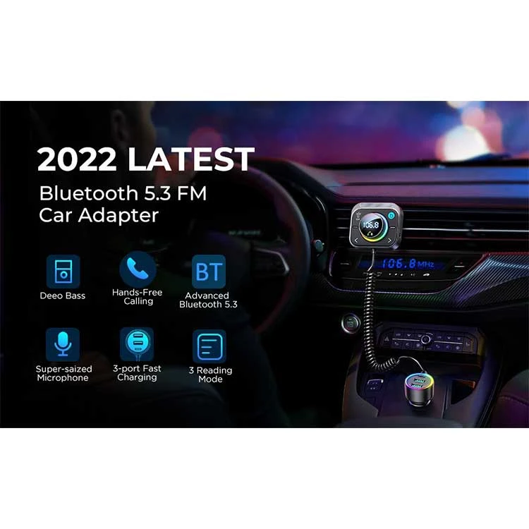 عکس شماره 18 : پخش کننده اف ام خودرو و شارژر فندکی جوی روم مدل jr-cl18