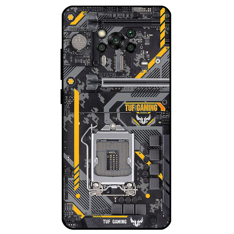 کاور مگافون طرح برد گیمینگ مدل 8003 مناسب برای گوشی موبایل شیائومی Poco X3 / X3 NFC / X3 Pro