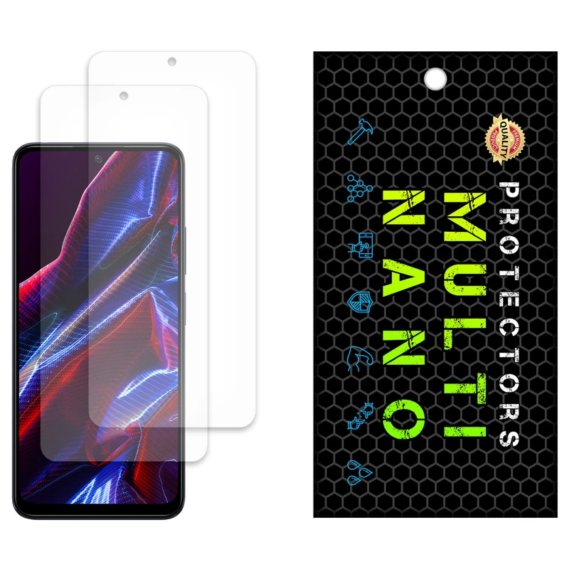 محافظ صفحه نمایش مات مولتی نانو مدل X-S2M مناسب برای گوشی موبایل شیائومی Redmi Note 12 بسته دو عددی