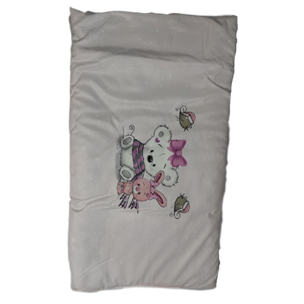 سرویس روتختی نوزاد مدل خرس شالدار کد 2 مجموعه 7 عددی