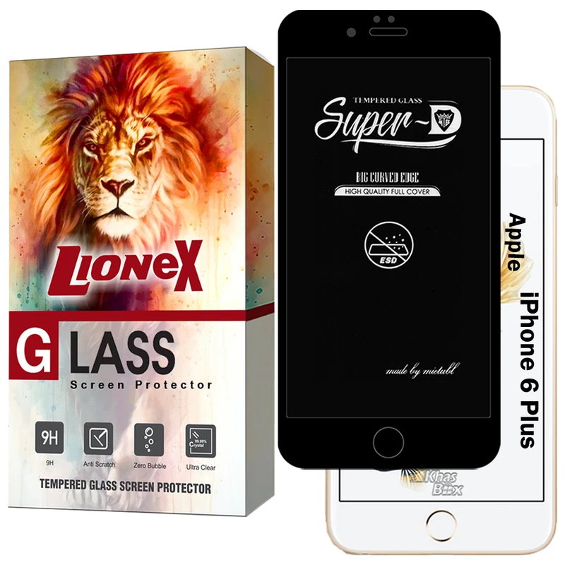 محافظ صفحه نمایش لایونکس مدل SUPERDNL مناسب برای گوشی موبایل اپل iPhone 6 Plus