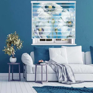 پرده زبرا زیو کد P6059 سایز 150x150 سانتی متر