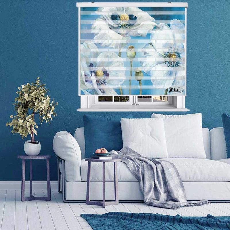 پرده زبرا زیو مدل P6059 سایز 150x200 سانتی متر