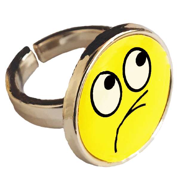 انگشتر دخترانه طرح استیکر کد 052 انگشتر دخترانه طرح استیکر کد 052