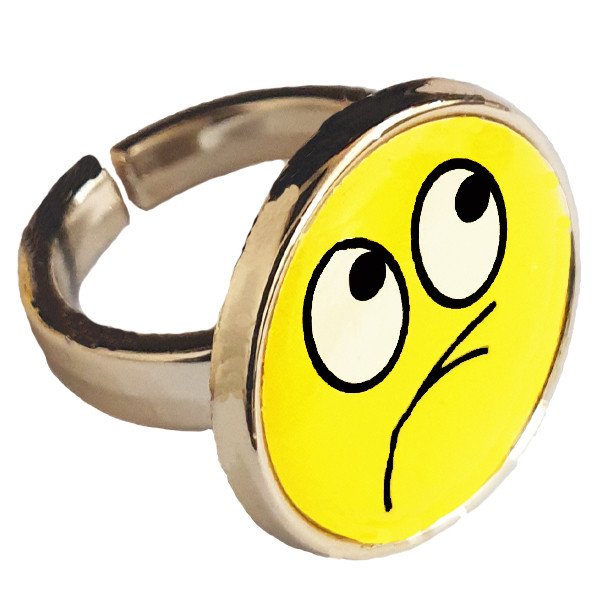 انگشتر دخترانه طرح استیکر کد 052 انگشتر دخترانه طرح استیکر کد 052