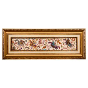 تابلو فرش دستباف سی پرشیا مدل شکارگاه کد 902759