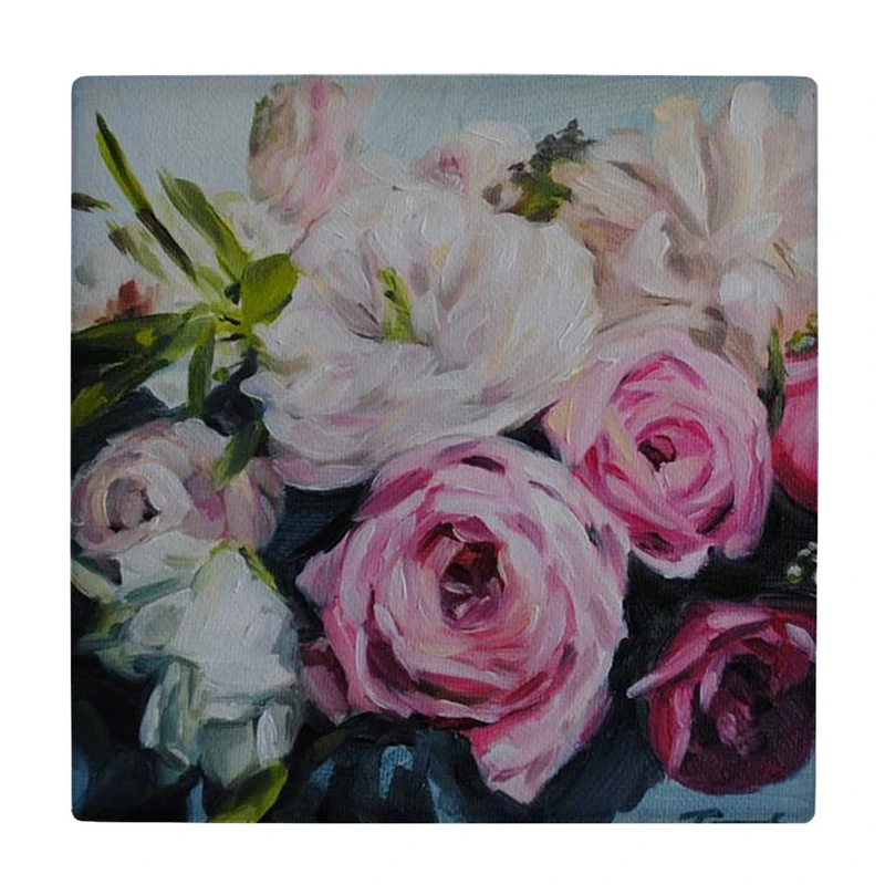 زیر لیوانی  طرح گل های رز کد    6078668_5018