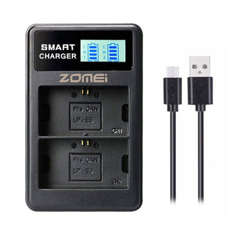 شارژر باتری دوربین زومی مدل Smart MicroUSB E6