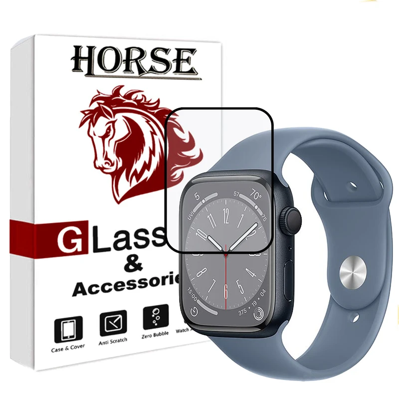 محافظ صفحه نمایش نانو هورس مدل PMMAWH مناسب برای اپل واچ Series 8 Aluminum 45 mm