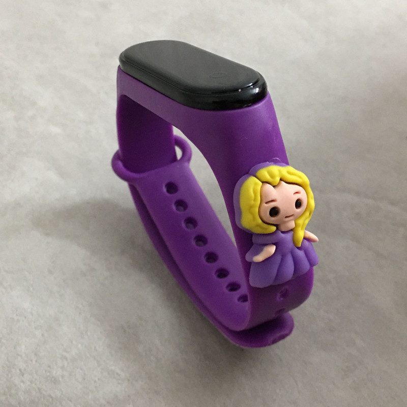 ساعت مچی دیجیتال مدل ضدآب سیلیکونی طرح دخترک پرنسس کد W G P PER99