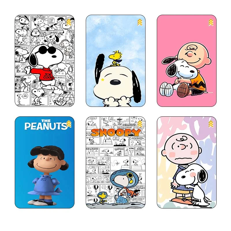استيکر کارت کارنيکا طرح فیلم بادام‌زمینی‌ها The Peanuts کد 98163 مجموعه 6 عددی