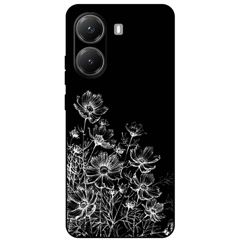 کاور مگافون طرح گل مدل 7274 مناسب برای گوشی موبایل شیائومی Poco X7 Pro