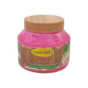 اسکراب لایه بردار پوست مکس لیدی مدل Rose حجم 300 میلی لیتر