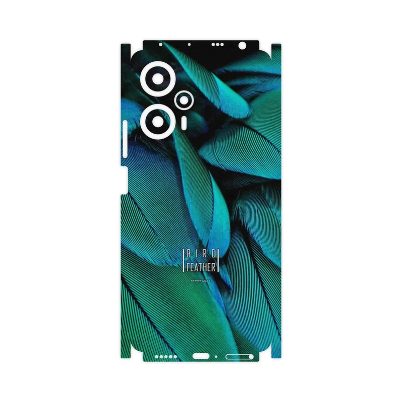 برچسب پوششی ماهوت مدل Green Feather-FullSkin مناسب برای گوشی موبایل شیائومی Poco F5