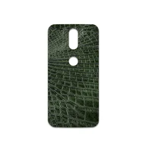 MAHOOT Green-Crocodile-Leather Cover Sticker for Motorola Moto G4