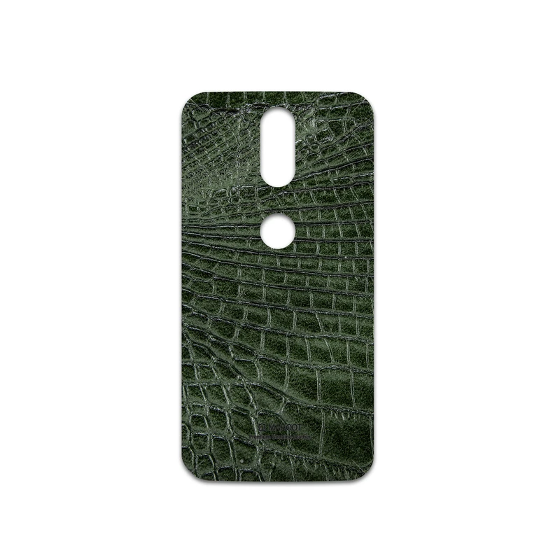 برچسب پوششی ماهوت مدل Green-Crocodile-Leather مناسب برای گوشی موبایل موتورولا Moto G4