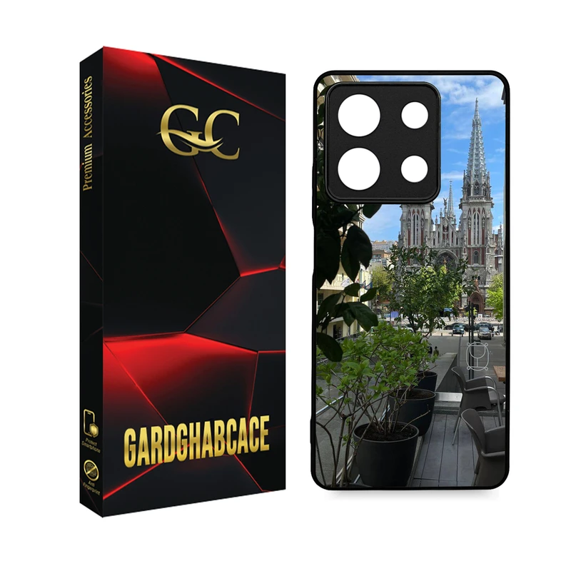 کاور گارد قاب کیس مدل دخترانه T مناسب برای گوشی موبایل شیائومی  Poco M6 Pro \ Redmi  Note 13 Pro 4G