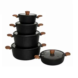 سرویس قابلمه گرانیت 10پارچه کی زد پی مدل آلما